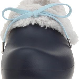 Crocs Women’s Gretel Clog Lined Faux Fur & Suede Detail Size 9